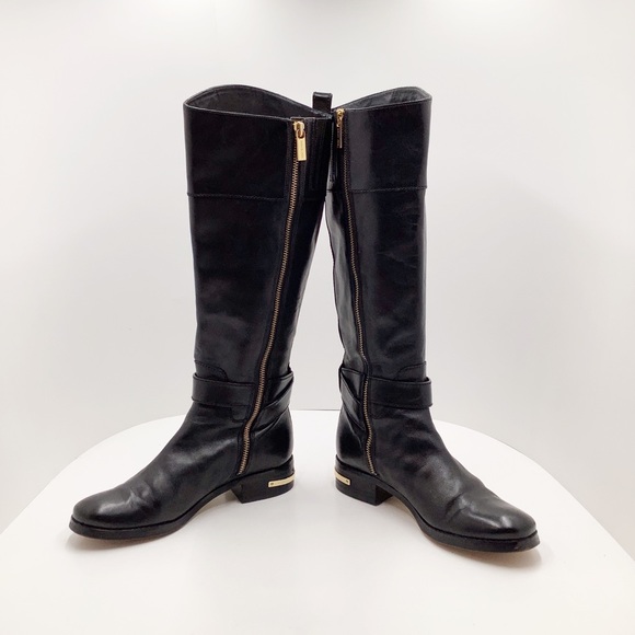 {Michael Kors}  Padlock / Gold tone heel trim band - Picture 2 of 8